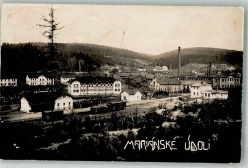 Marianske Udoli 1932 Bahnhof