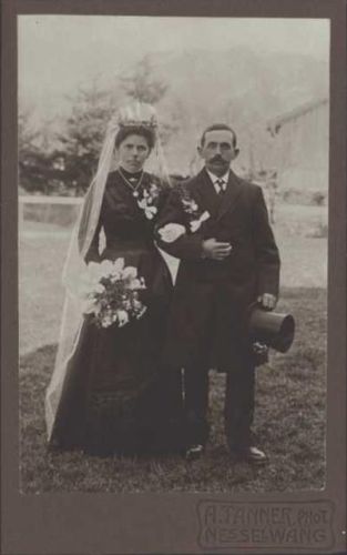 Nesselwang Photograph A. Tanner Hochzeit