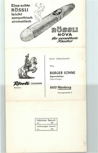 Nürnberg Rössli Burger Söhne