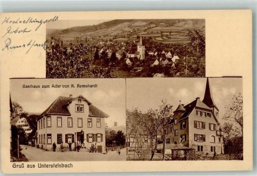 Untersteinbach Gasthaus zum Adler Villa Ev. Kirche