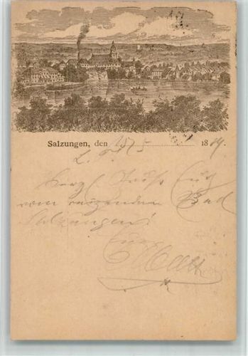 Bad Salzungen Vorläufer 1889
