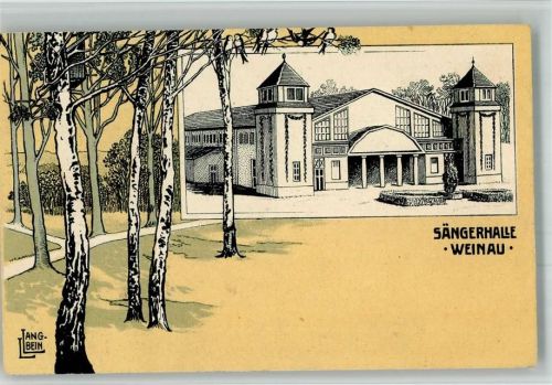 Zittau 1914 13. Oberlausitzer Bundesgesangsfest Sängerhalle Weinau