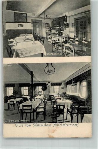 Münchenbernsdorf Gasthaus Schützenhaus Gastzimmer Speisezimmer