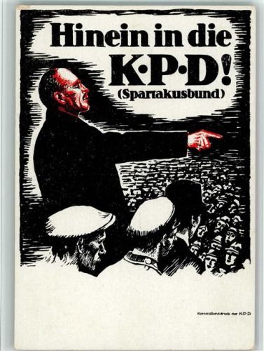 hinein in die KPD Spartakusbund russische Propaganda 1920