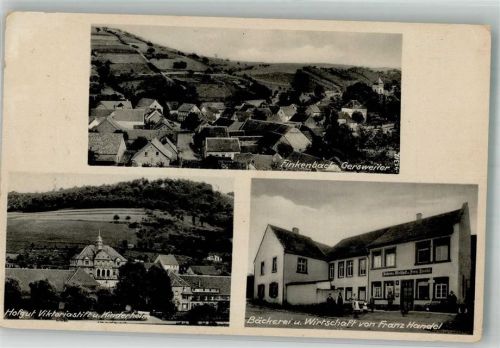 Finkenbach-Gersweiler Hofgut Viktoriastift Kinderheim Bäckerei und Gasthaus Handel