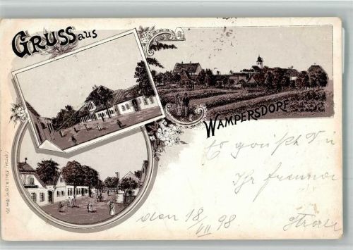 Wampersdorf 1898 Lithographie