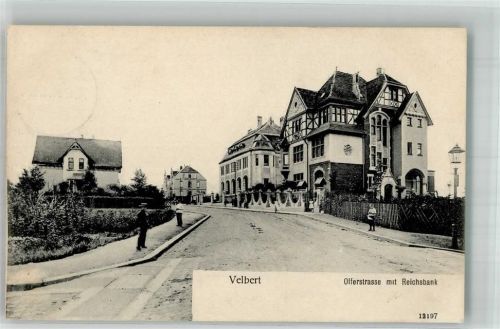 Velbert 1907 Offertstrasse Reichsbank Villen