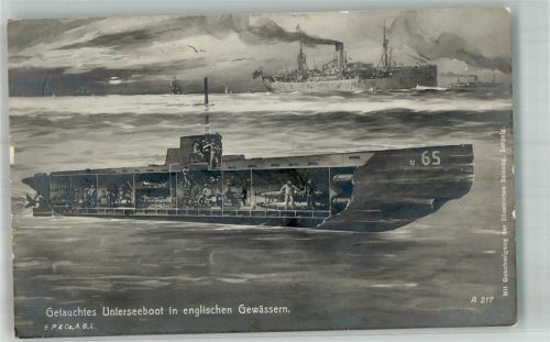 1915 Querschnitt U 65