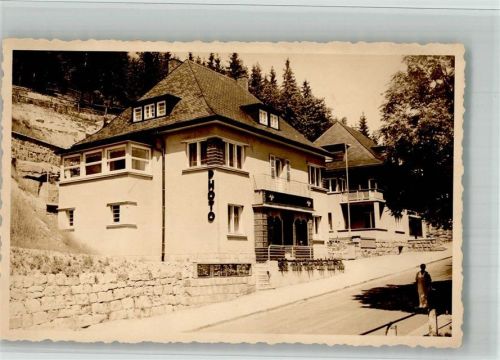 Hirschberg im Riesengebirge Geschäft Fotohaus Kleeberg Ort handschriftlich