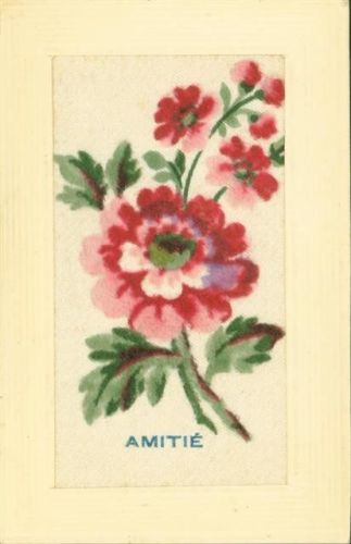 Filz auf Seide Seide AK aus Seide bedruckt