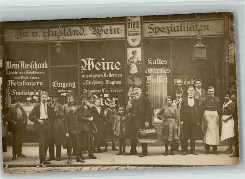Wien 1923 Gasthaus Handlung Margareten Volkskeller