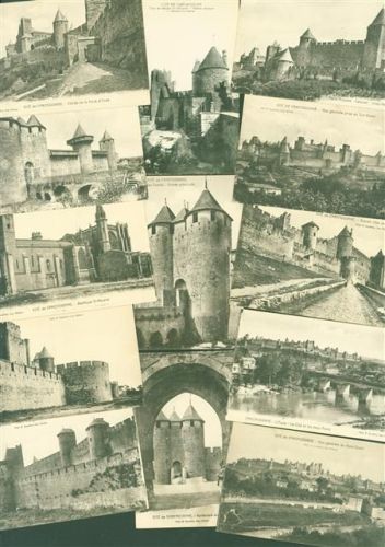 11000 Carcassonne Lot mit 22 AK Cité de Carcasonnes
