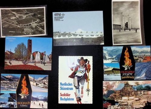 Lot mit 21 AK viele mehrfach Olympiade Posten 21 bis 100 AK