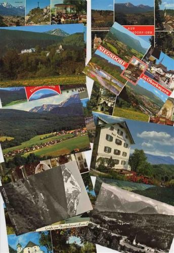 Siegsdorf Lot mit 18 div AK