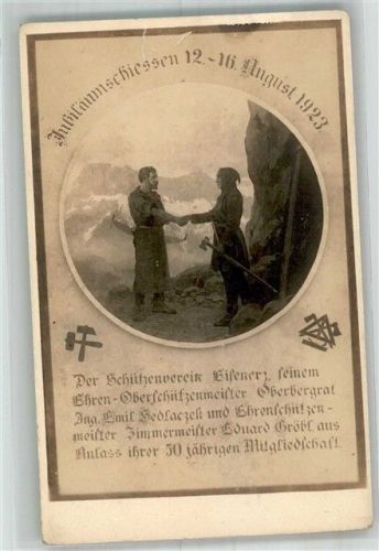 Eisenerz Schützenfest Jubiläumsschießen 1923