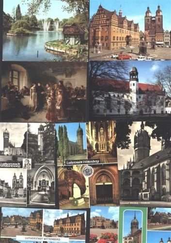 Lutherstadt Wittenberg Lot mit 15 div AK