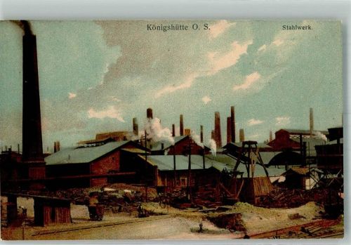 Königshütte Fabrik Stahlwerk