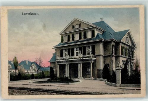 Leverkusen 1915 Villa Stempel Vereinslazarett