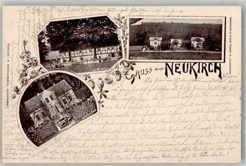 Neukirch 1898 Georgen-Bad Villen Kolonie Valtenmühle