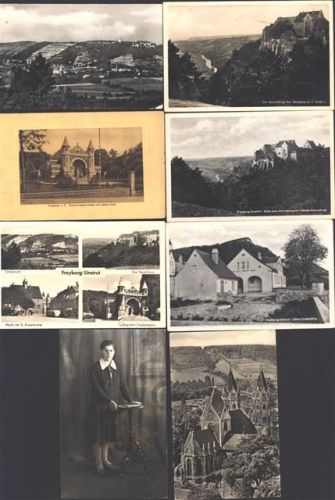 Freyburg Lot mit 9 AK