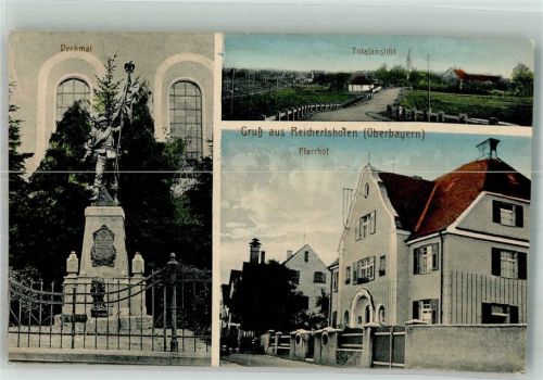 Reichertshofen 1915 Denkmal Pfarrhof Feldstrasse