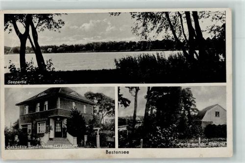 Bestensee See Gasthaus Siedlerheim H. Lötschert Siedlung Fahrrad