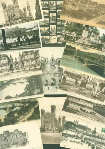 Lyon Lot mit 25 AK