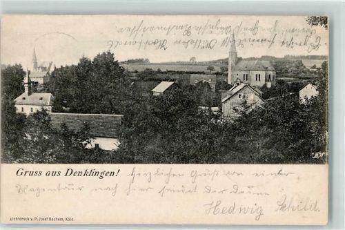 Denklingen 1904 Kirche