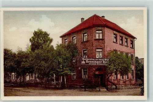 Neu-Isenburg Gasthaus zur neuen Welt Henninger Bier Hermannstraße