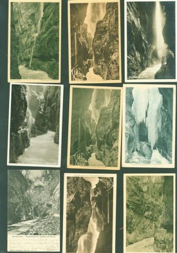 Partenkirchen Lot mit 23 AK Partachklamm