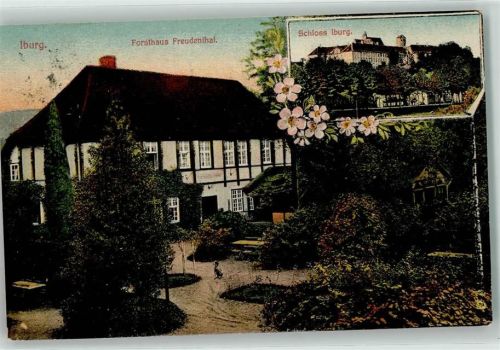 Bad Iburg 1910 Forsthaus Freudenthal Schloß Iburg