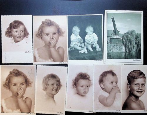 Lot mit 14 AK Fotografin Kinder Herrlich, Lotte Kleinposten bis 20
