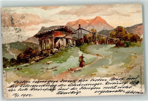 1902 aus dem Tuxertal sign. P. Schmotz