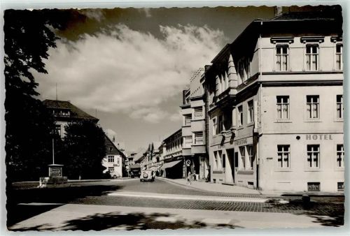 Lage Bergstraße Hotel Freitag Ort handschriftlich
