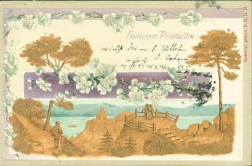 1902 Korkrelief Verlag E.B. & C.i.B.Eduard Büttner 9960
