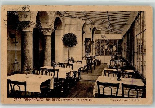 Seebad Ahlbeck Cafe Tannenburg Musikzimmer Terrasse