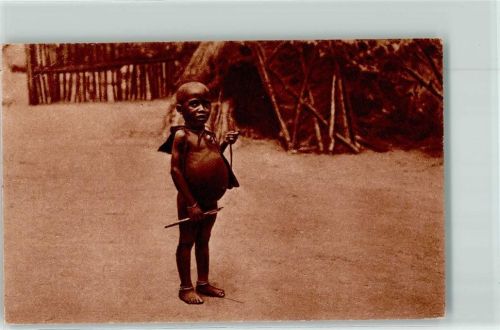 Ostafrikanisches Kind Wohlfahrtskarte der Deutschen Kolonial Kriegerspende