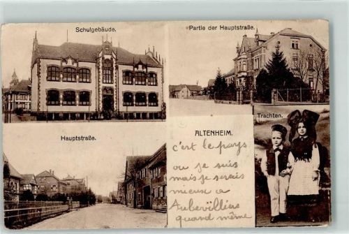 Altenheim Schule Hauptstraße Trachtenkinder