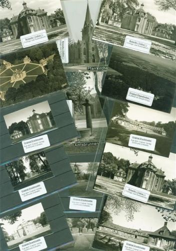 Sögel Lot mit 27 Fotos Kloster Clemenswörth Jagdschloss Original aus Archiv eines Ansichtskartenverlages versch. Grössen