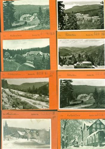 Ruhestein Lot mit 21 AK Musterkarten Original aus Metzarchiv Bestellvorgänge und Auflagenzahlen