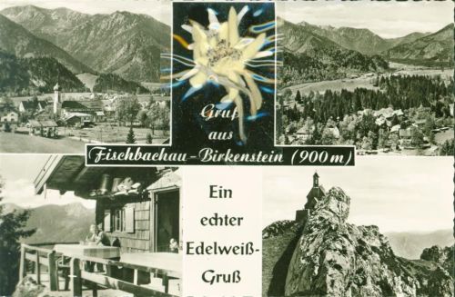 Fischbachau Mehrbildkarte Echt Foto