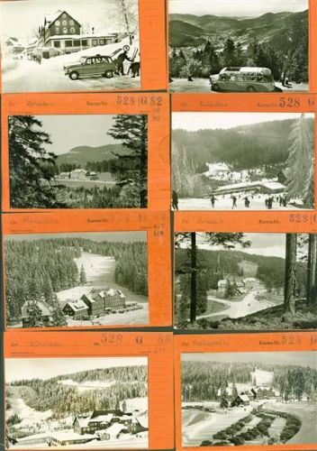 Ruhestein Lot mit 21 AK Musterkarten Original aus Metzarchiv Bestellvorgänge und Auflagenzahlen