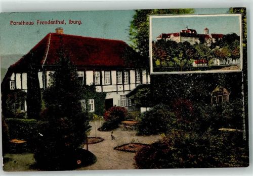 Bad Iburg 1911 Forsthaus Freudenthal Schloß Iburg