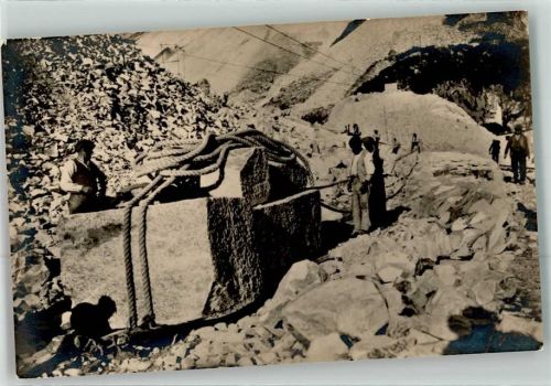 Carrara 1930 Marmor Abbau - Le cave AK