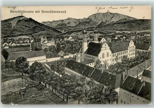 83671 W8174 Benediktbeuern 1911 - Benediktenwand