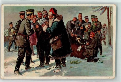 Der Feldgraue Weihnachtsmann Karte 5 Liebesgaben Weihnachten