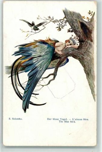 Der blaue Vogel Erotik Moderne Russische Meister R.M. No. 155
