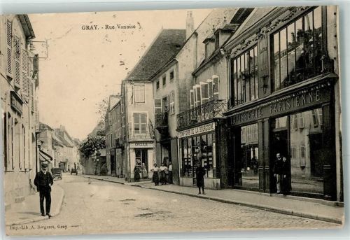 Gray 1912 Rue Vanoise Tapisserie Parisienne Epicerie