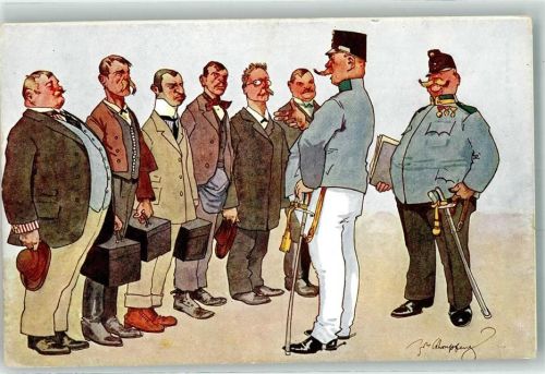 Ankunft Soldaten Uniform Orden BKW I Nr 585-5