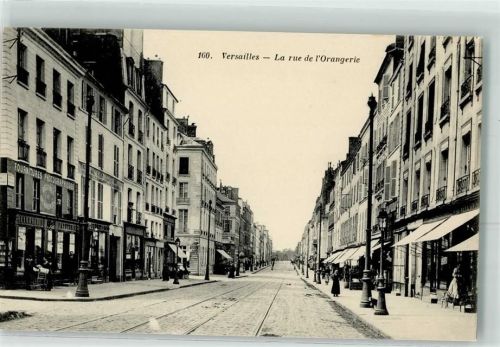 Versailles La rue de l Orangerie Geschäfte